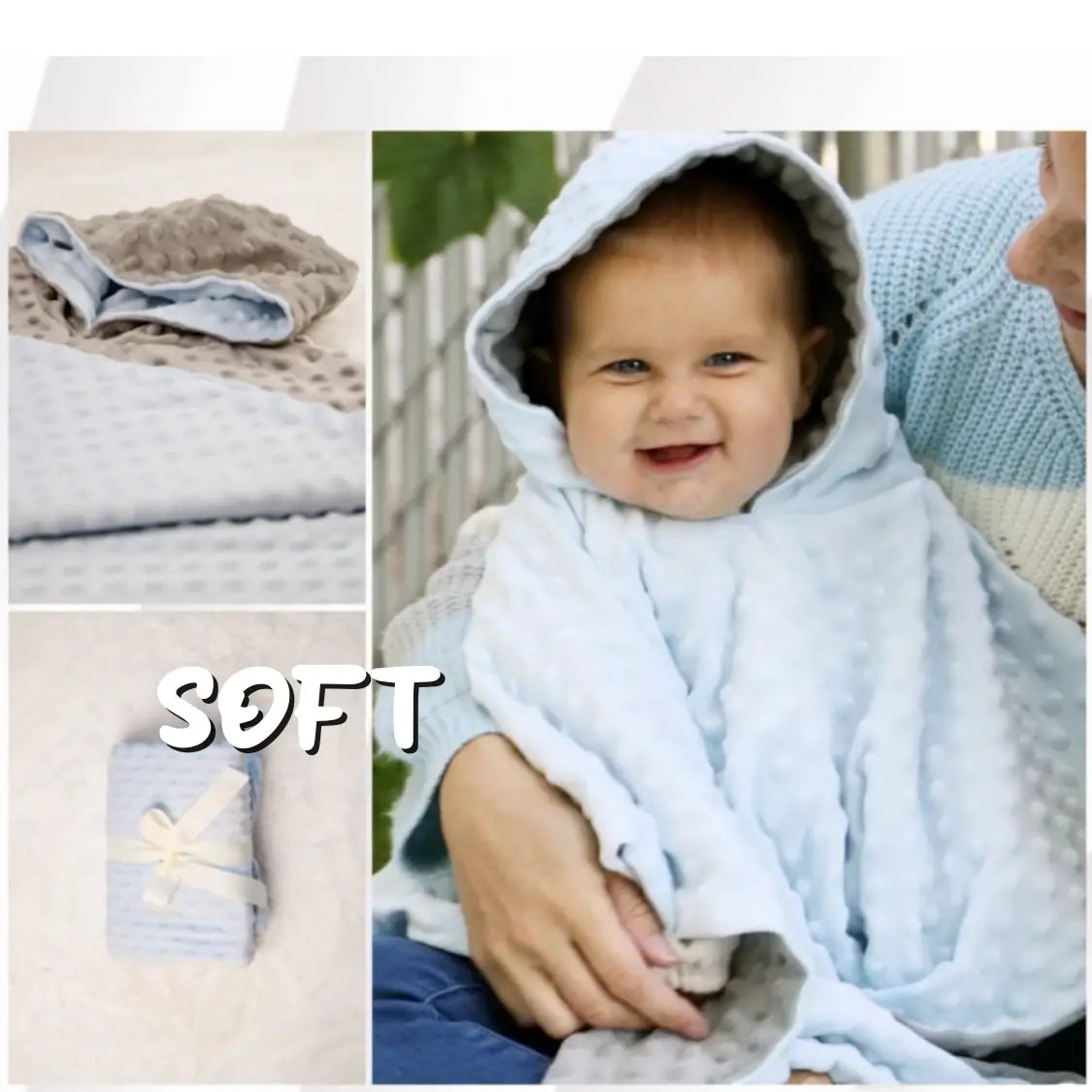 car seat poncho feature - soft