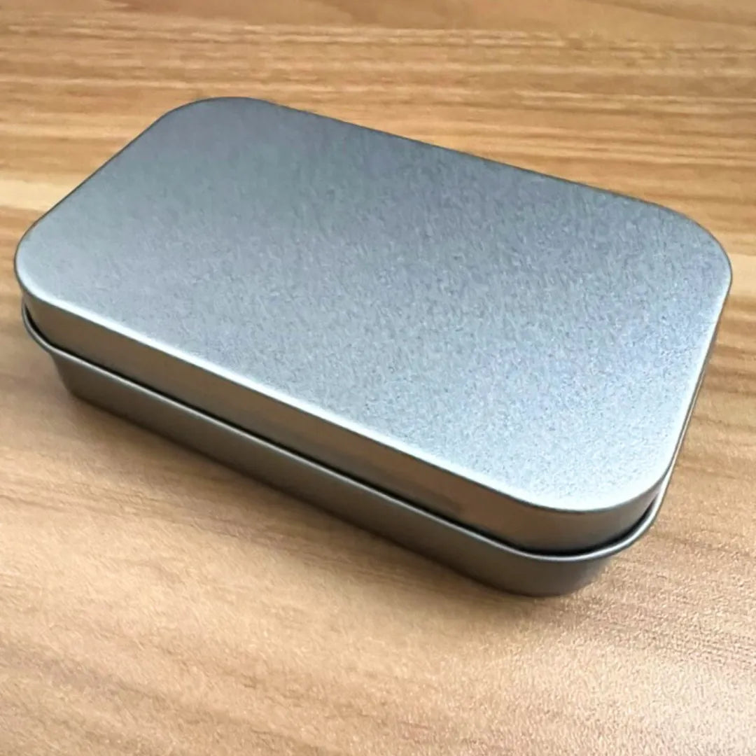 Tin altoid size case for first-aid kit