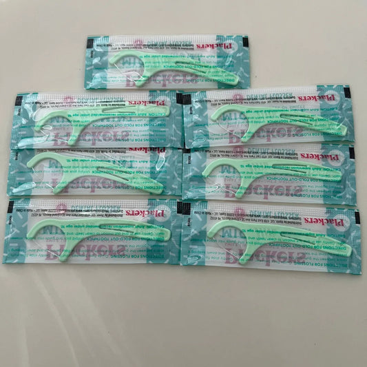 Individually Wrapped Dental Floss Picks (7 pack)