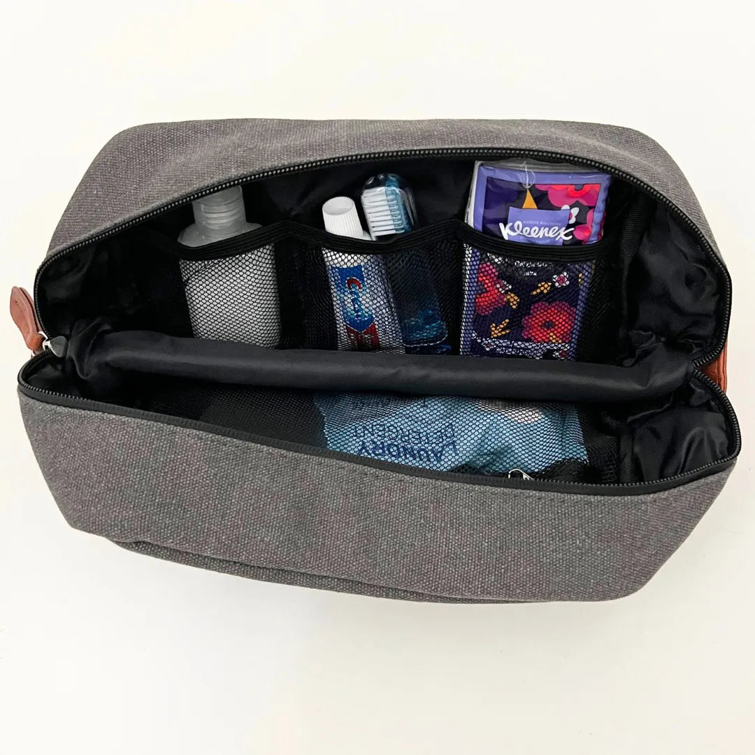 Toiletry Bag (canvas with pockets)