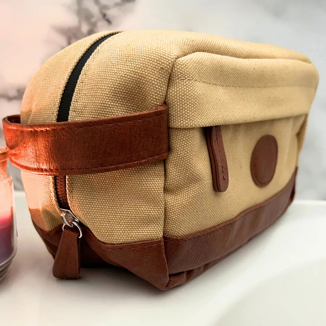 Toiletry Bag (canvas with pockets)