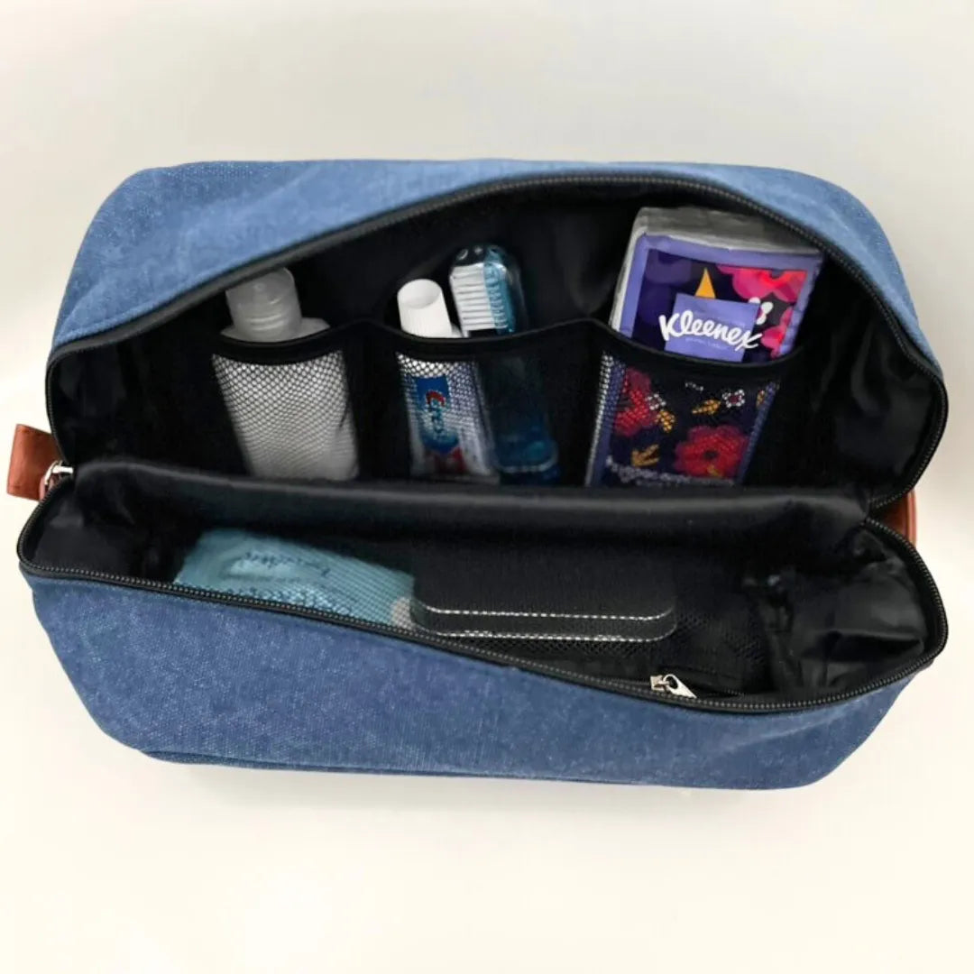 Toiletry Bag (canvas with pockets)