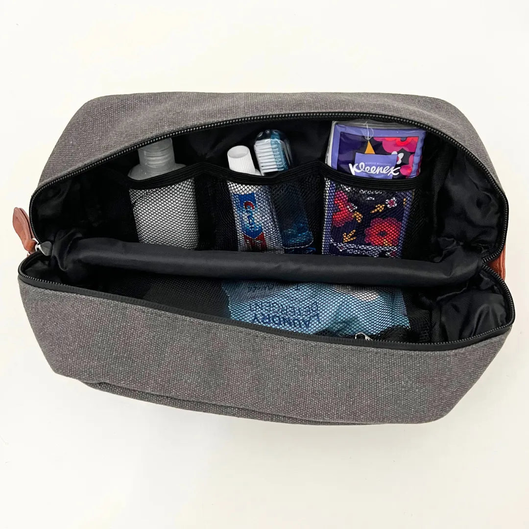 Toiletry Bag (canvas with pockets)