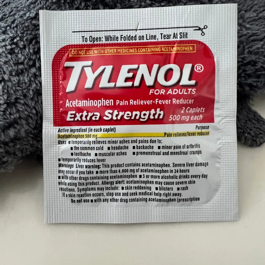 Tylenol Extra Strength (1 packet of 2 tablets 500 mg)